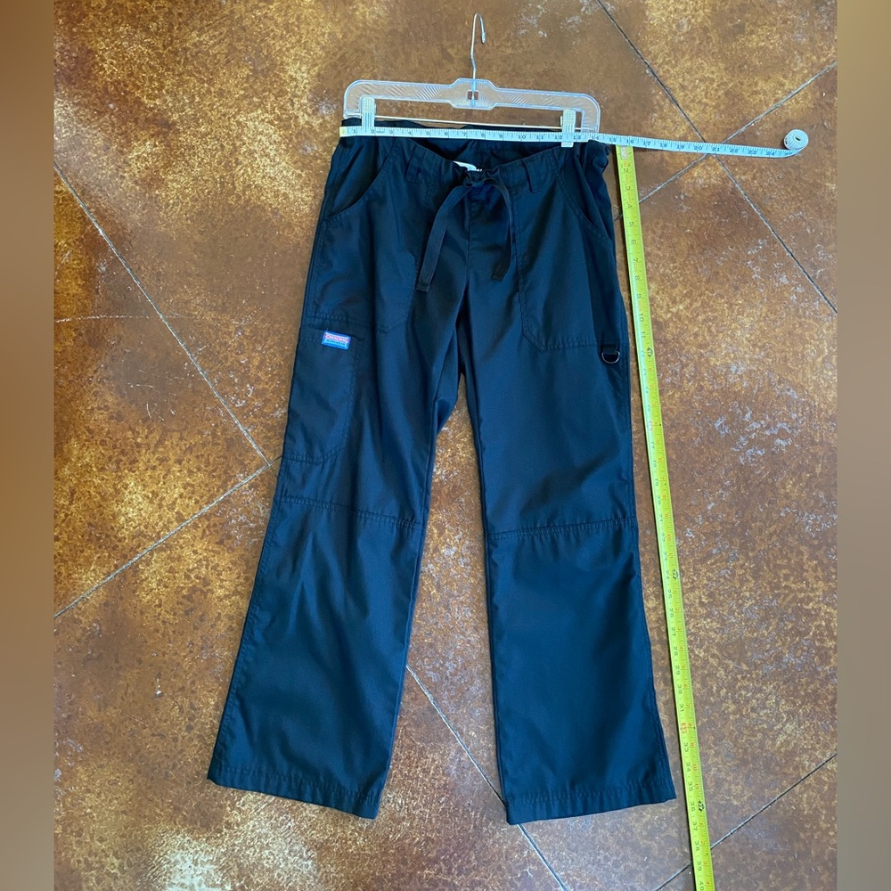 3 Pairs Cherokee Petite Scrub Pants Black XSP - Picture 4 of 13